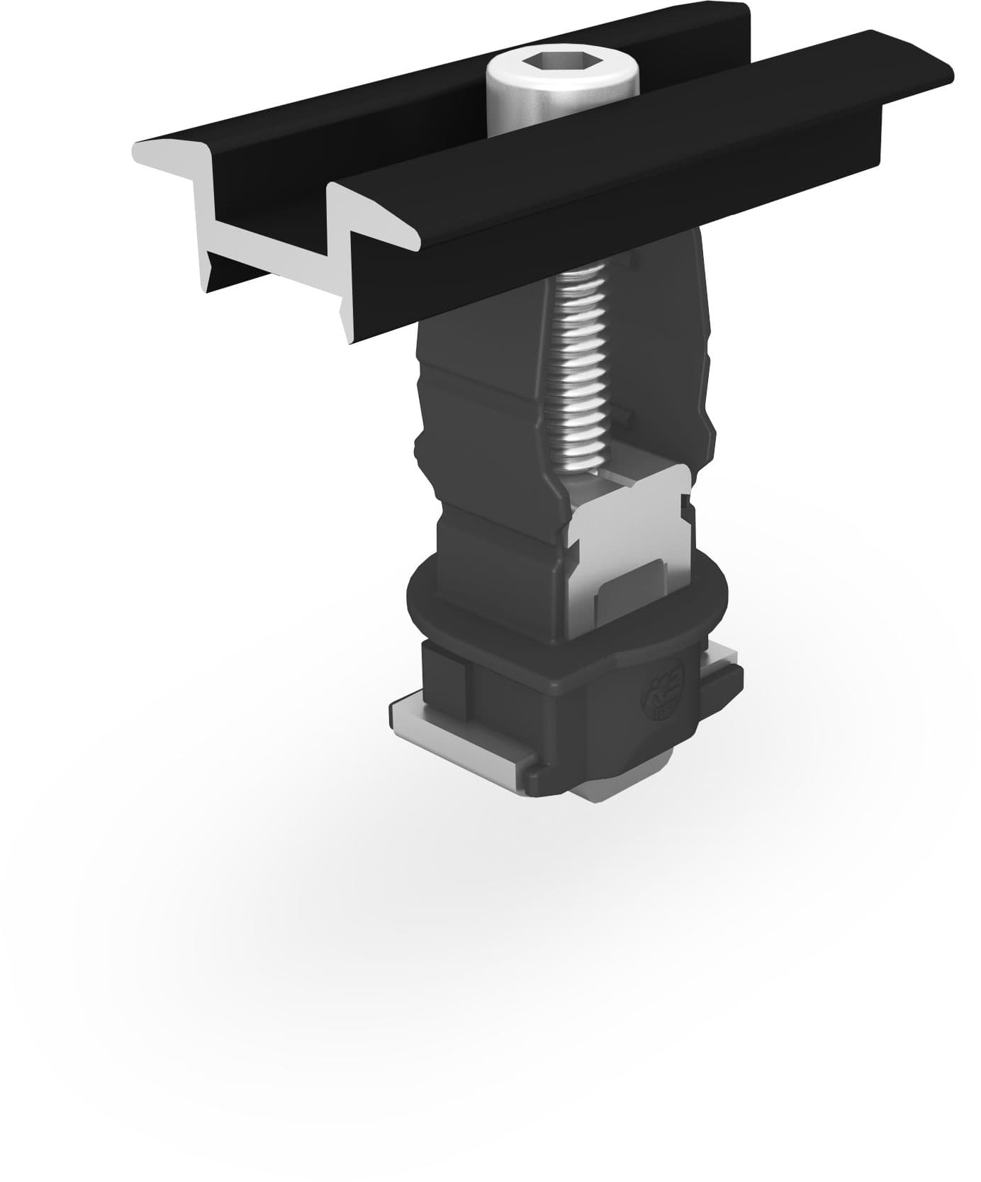 K2 Clamp MC 25-40 Black 2004148 Universal Mittelklemme schwarz eloxiert