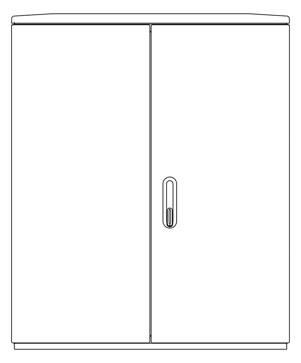 EM SCHR A655-2 MO 10050839 Polyesterschrank Freistehend 10050839