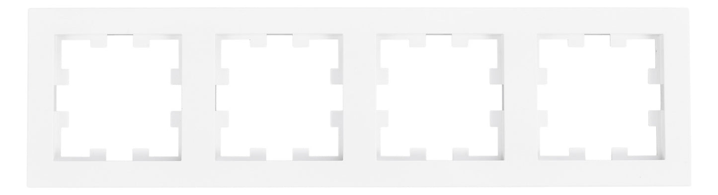 Panasonic Karre Plus 55 Abdeckrahmen 4-fach WDTF00042WH