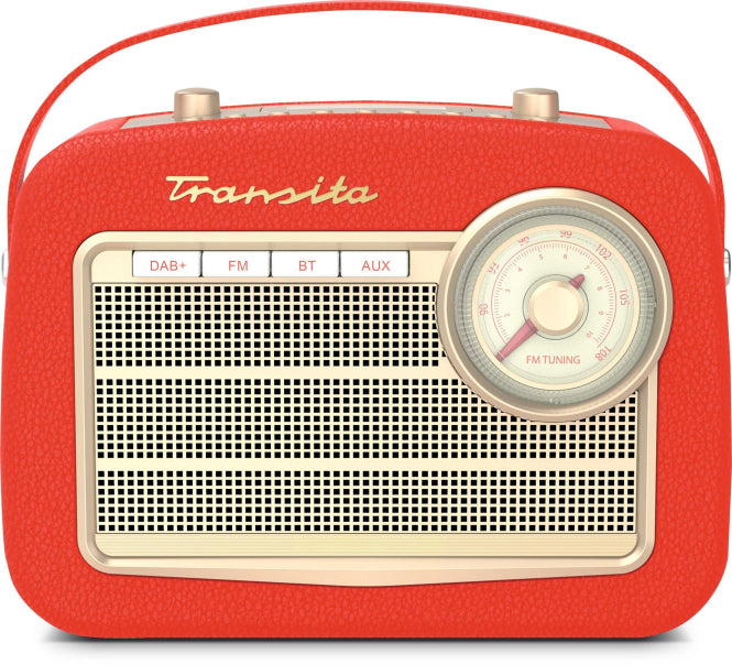 TechniSat Transita 130 rot 0000/3994 DAB+/UKW-Digitalradio,Bluetooth,USB