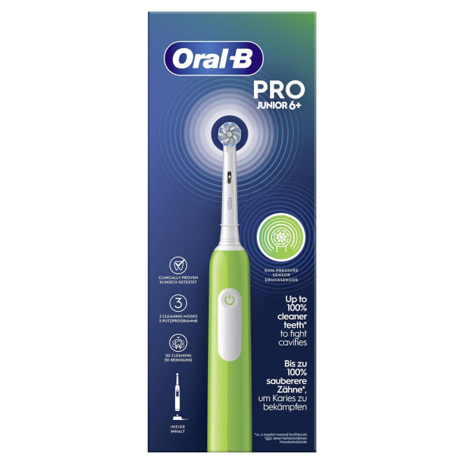 Braun Oral-B Junior Zahnbürste Base Green 743027