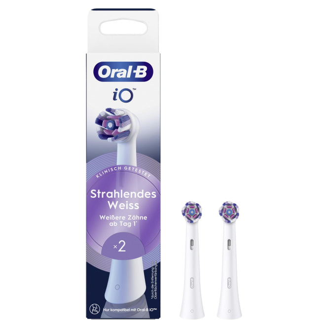 Braun Oral-B IO 2er Ersatzbürste Radiant White 373210