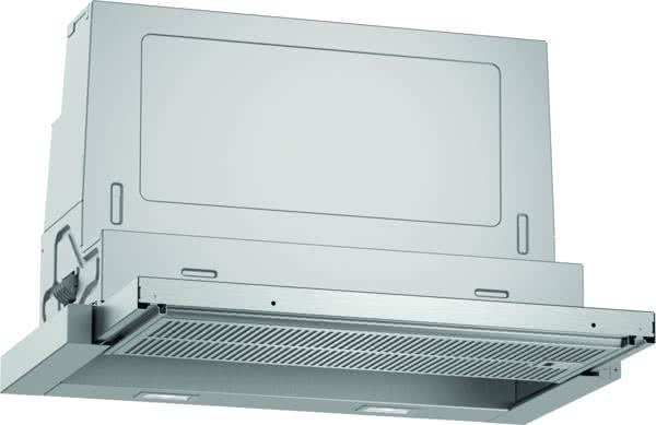 Neff D 46 ED 52 X 1 si Flachschirmhaube A 60cm 3Stufen+Intensiv LED2x1,5W 628m³h