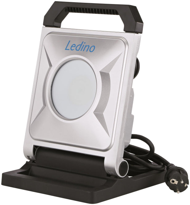 LEDINO Baustrahler Griesheim IP54 50W dimmbar 400-4500lm 6500K 2xSchuko
