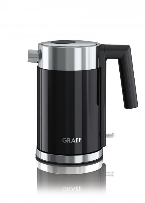 GRAEF WK 402 Wasserkocher 2015W 1,0 Liter 360° Lift-Off sw