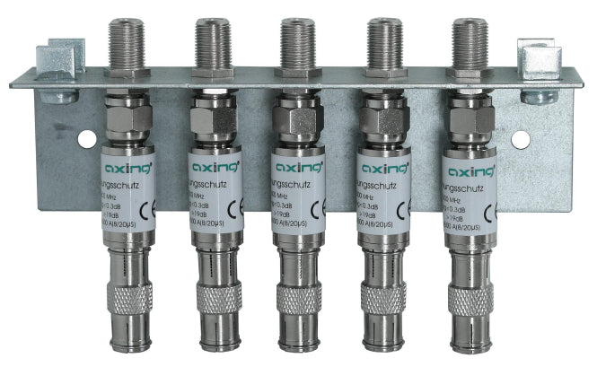 AXING Erdungswinkel einreihig QEW 5-10 5-fach Schutz d. premium-line Multisch.