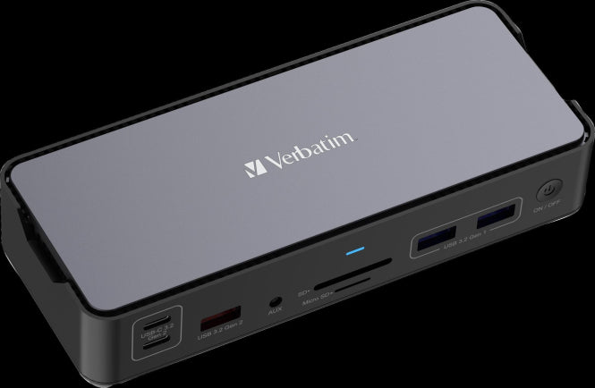 Verbatim USB-C Pro Docking Station CDS-15,15-Port,HDMI/DP/RJ45/USB-A/USB-C