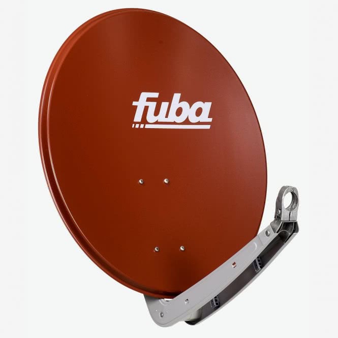 Fuba DAA 650 R Satellitenantenne rot Hochleistungs- 60x65cm Aluminium
