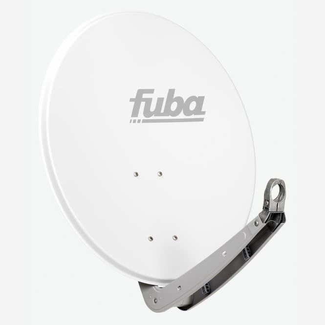 Fuba DAA 650 W Satellitenantenne weiß Hochleistungs- 60x65cm Aluminium