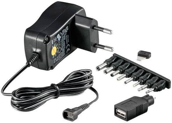 Hapena Schaltnetzteil MW 3N06GS 7751 3-12V,600mA/12V,stabilisiert,Eco