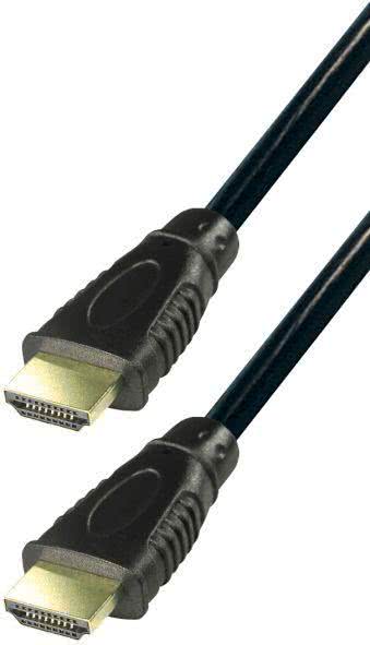 Hapena HDMI-Kabel 1,5m C590/015LC mit Ethernet,1.4a/2.0