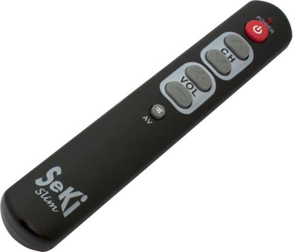 SeKi Slim sw Universal-Fernbedienung lernfähig,6 große Tasten