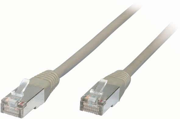 Hapena Patchkabel 10m grau 3149811005 RJ45,CAT6,PIMF,doppelt geschirmt