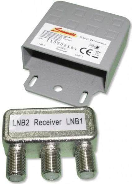 Hapena DiSEqC-Schalter 2-fach HADS21 950-2300MHz,Dämpfung:3dB