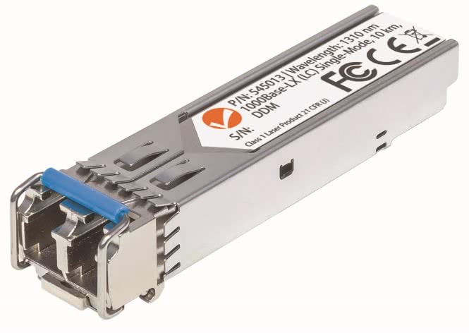 Intellinet Gigabit SFP Mini-GBIC 545013 Transceiver LC Singlemode 1000Base-LX