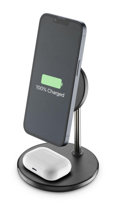 Cellularline MAG DUO WIRELESS CHARGER MagSafe 2in1-Ladestation 7,5W