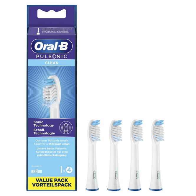 Braun Oral-B 4er Ersatzbürste Pulsonic Clean 299813