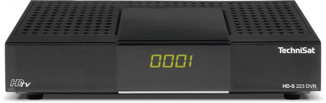 TechniSat HD-S 223 DVR schwarz DVB-S HDTV-Receiver,PVR,USB,HDMI