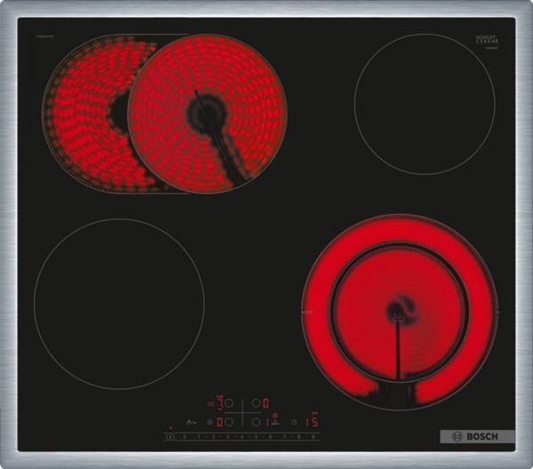 Bosch PKN645FP2E Kochfeld Ceran 60cm Ed-Rahmen 56x50cm autark
