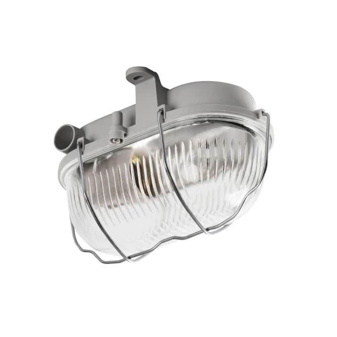 KANLUX Isovalleuchte E27 MILO 7040T ** Kunststoff grau IP54 165x100x110mm