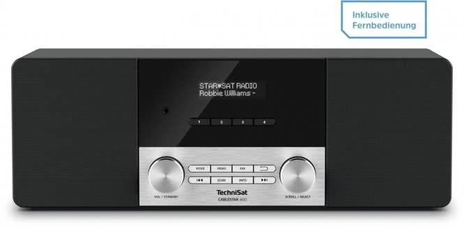 TechniSat CABLESTAR 400 sw 0010/3943 Stereoradio+FB f.Radio via Kabel,FB