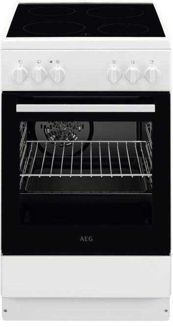 AEG CCB54090BW ws Standherd A 50cm 57L 8 Heizarten Grillfunktion