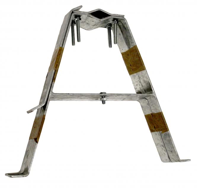 Mürwiker Wandmasthalter (Paar) 60 Abstand:52cm Stahl (ST37) feuerverzinkt
