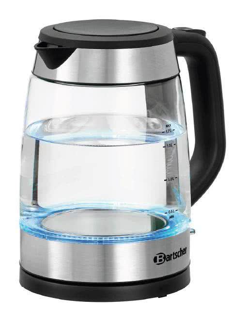 Bartscher Glas-Wasserkocher 1,7LGL 1,7L Kabellänge:64cm Kalkfilter 200096