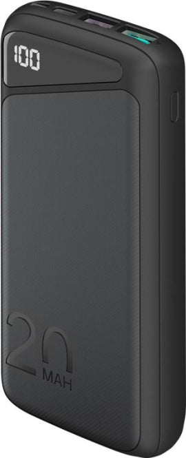 Goobay Schnelllade-Powerbank 20.000 mAh USB-C Power Delivery,USB-A QC 3.0