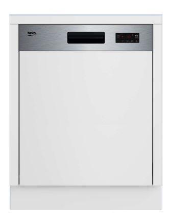Beko BDSN 15430 X Ed EB-Geschirrspüler D 60cm Teilintegriert 48dB 11,5L 5Prg