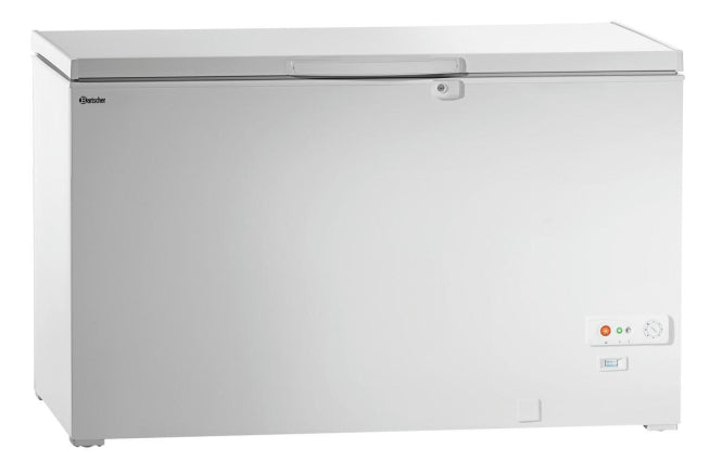 Bartscher 391 W Gewerbe Tiefkühltruhe 373Liter 83,0x130x72cm 4 Körbe