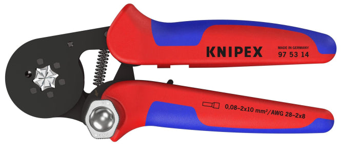 Knipex Presszange 0,08-10mm² 975314SB Crimpzangen für Aderendhülsen 0304849