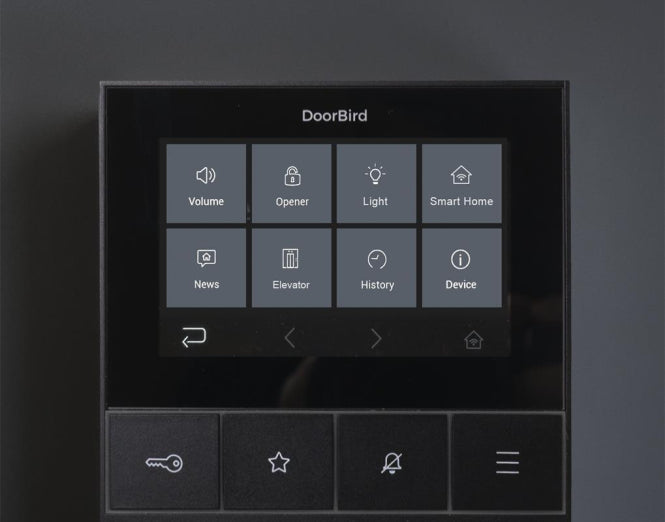DoorBird Innenstation A1101 423872677 Polycarbonat schwarz