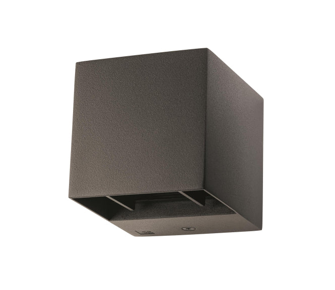 SGL Wandleuchte ARTES Mini grafit 641744 8W 380lm 3000K dimmbar IP44 86x100mm