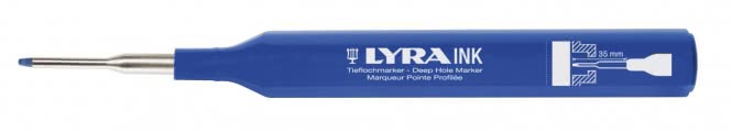 LYRA INK Tieflochmarker blau 4480051