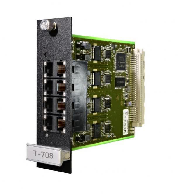 AGFEO Teilnehmer-Modul Modul T-708 inkl. Modulfrontplatte Modul T-708