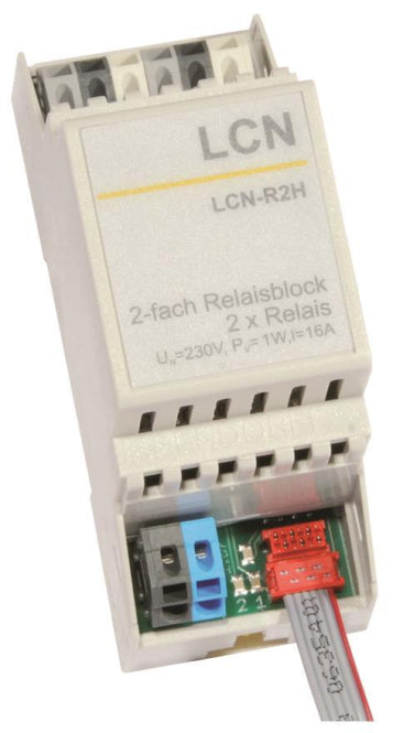 ISSE Relaismodul mit LCN-R2H 2 Umschaltern 16A incl. Versorgung