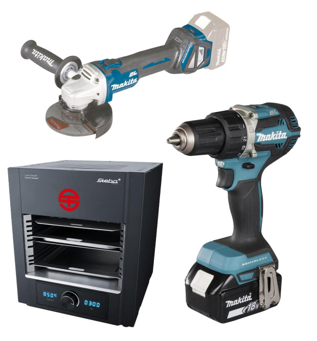 Makita Weihnachtssortiment inkl. Steba Power Steakgrill