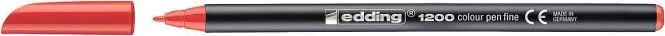 Edding e-1200 Fasermaler fein rot 4-1200002