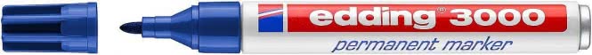 Edding e-3000 Permanentmarker blau 4-3000003