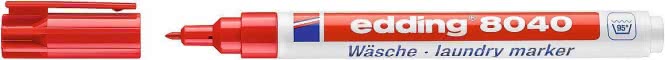 Edding e-8040 Wäschemarker rot 4-8040002