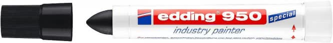 Edding e-950 Industrie Pastenmarker schwarz 4-950001