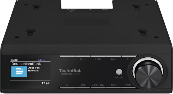 TechniSat DigitRadio 23 ASA schwarz DAB+/UKW,Bluetooth,Unterbau,ASA