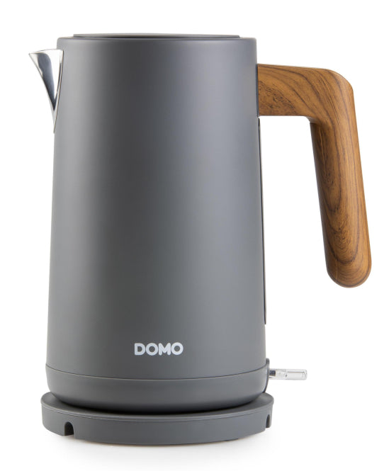 Domo DO 9268 WK Wasserkocher 1,7L 2200W mattgrau Wood You