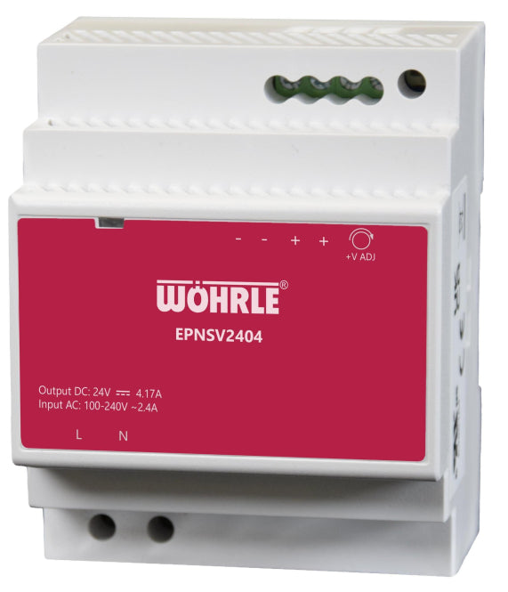 Wöhrle Netzgerät 1ph. E90-264V EPNSV2404 AC A:24VDC 4,2A Verteilereinbau