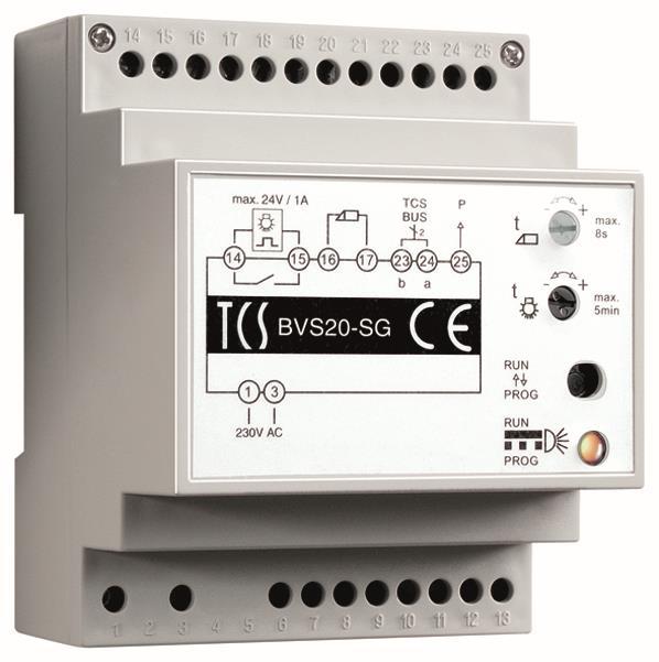 TCS Versorgungs-/Steuergerät BVS20-SG f.Anlagen mit 1 Strang