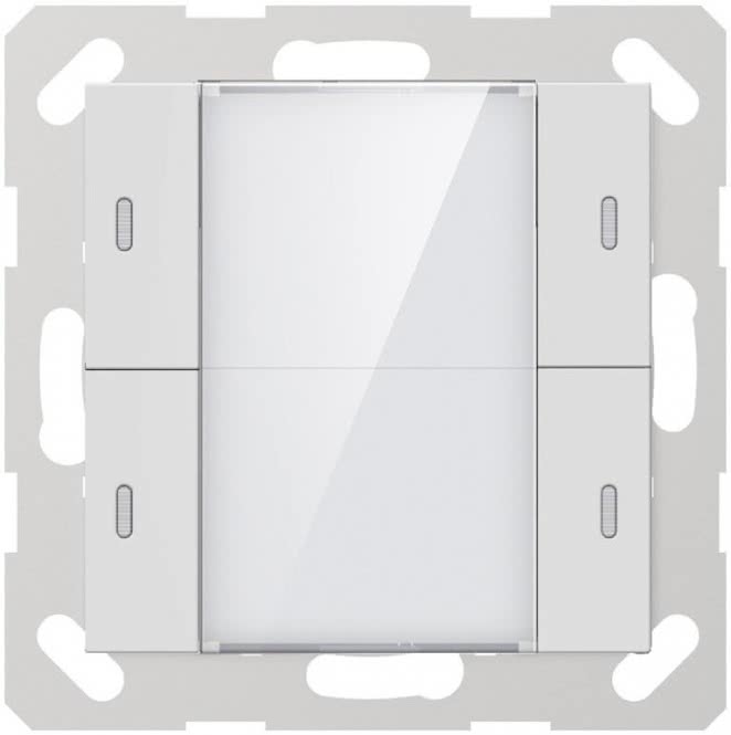 GVS Tastsensor ADVANCE+ 2-fach ws 284135 glänzend inkl.Temp.sensor ADV-04/02.2.00