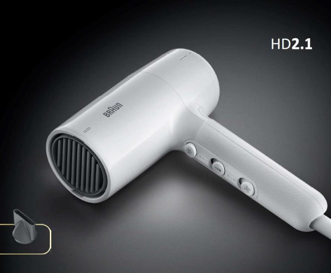 Braun HD 2.1 Haartrockner 2100W ws 3 Hitze-/2 Stufen BRHD210E
