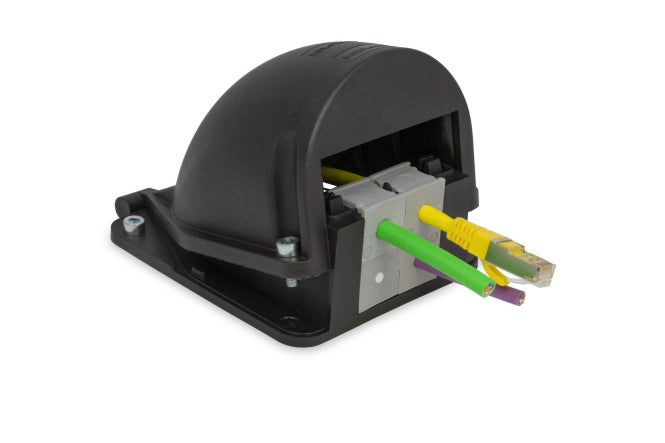 icotek Flanschwinkel für 4x KT klein KEL-FW-B4 schwarz 42461