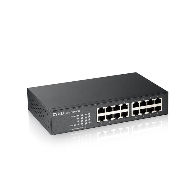 Zyxel GS1100-16 V3 16-Port Gigabit Unmanaged Switch V3